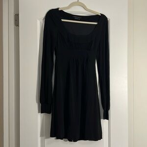 BCBG black long sleeve dress